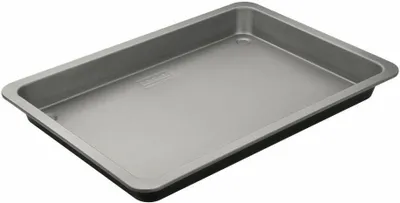 Produktbild von Zenker Pflaumenkuchen Backblech energy, Premium-Backform, für köstliche Kuchen, verkürzt die Backzeit um bis zu 20% (Farbe: silber/anthrazit)