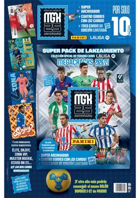 Produktbild von Panini Megacracks Megapack Starter Pack 26/27 Sammelkarten Spanisch Mehrfarbig  Kinder Mehrfarbig One Size