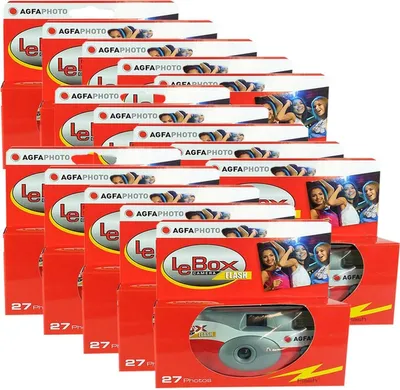 Produktbild von 15x 1A PHOTO PORST Einwegkamera Agfa Le Box