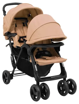 Zdjęcie produktu dla Wózek tandem - Wózek dwójny - Wózek dla dwójki dzieci - Wózek dla bliźniaków - Wózek dwójny - Rama stalowa