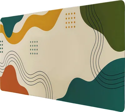 Produktbild von Abstrakte Wellen Schreibtischunterlage 89x40cm XXL Mauspad für Designliebhaber