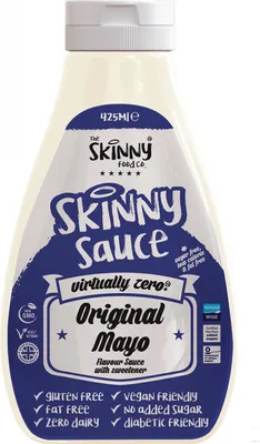 Produktbild von Skinny Foods Skinny Sauces (425ml) Original Mayo - Funktionelle Lebensmittel - Soßen/Sirupe