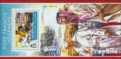 Produktbild von Briefmarken Salomoninseln 2015 Mi Block 437 (kompl. Ausg.) postfrisch Papst Franziskus
