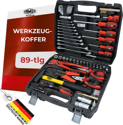 Obrázek produktu pro FAMEX 144-47 Kufříky na nářadí - 89 dílná sada nářadí