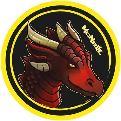 Produktbild von McNeill Schulranzen-Zubehör McAddy Dragon Kopf mehrfarbig