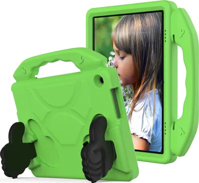 Produktbild von Kinder Schutzhülle für Lenovo Tab M10 HD TB-X505F/X505L 10,1", Leicht EVA-Schaum mit Griff Ständer Hülle Grün