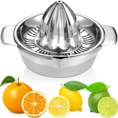 Obrázok produktu pre Lis na citrusy 304 nehrdzavejúca oceľ, ručný, dvojitý výtok, pre ovocie