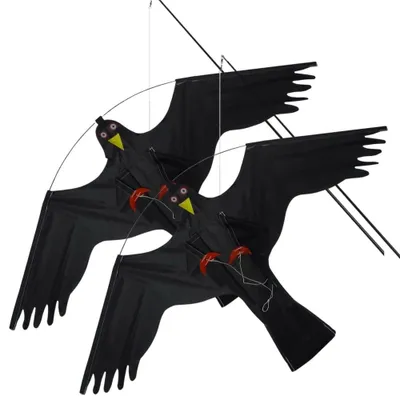 Produktbild von Vogelabwehrsysteme - 2 Stück - 7 Meter - Schwarz - Nylon