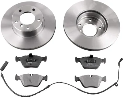 Produktbild von VAICO Bremsenset Vorne Bremsscheiben Beläge Satz für BMW 5 Limousine (E39) 296mm