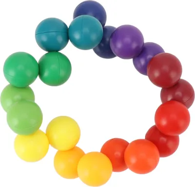 Produktbild von Zappeln Sie den 3D-Puzzleball Endless Twisted Stress Relief Educational Bright Color Intelligence Development Toy