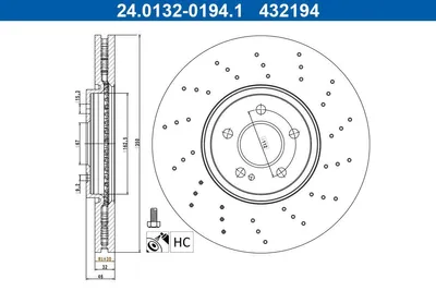 Zdjęcie produktu dla Tarcza Ham. Db P. W177/V177 2,0 4-Matic 18-