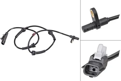 Produktbild von A.B.S. ABS Sensor Raddrehzahl für NISSAN Qashqai II (J11, J11) 31698