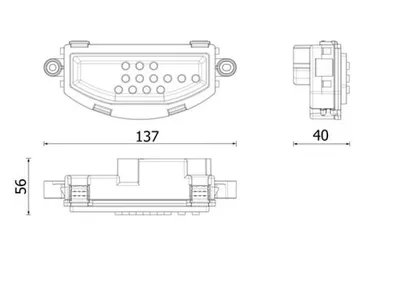 Produktbild von MAHLE Regler Innenraumgebläse ABR 166 000P passend für MERCEDES-BENZ V-Klasse (W447)