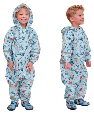 Produktbild von Omgoods – Wasserdichte Regenjacke für Kinder mit reflektierenden Streifen