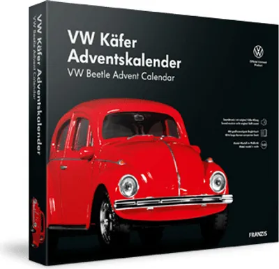 Produktbild von Franzis Verlag VW Käfer, Stadtautomodell, Montagesatz, 1:43, VW Käfer, Unisex, Metall