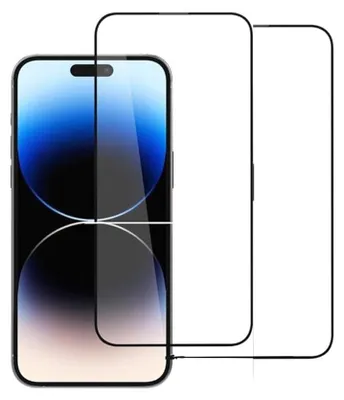 Produktbild von Panzerglas iPhone – 9H Gehärtet, Ultra-Kratzfest, 3D Curved, Vollständiger Displayschutz, Touch Empfindlich, Einfache Installation – Kompatibel mit iPhone 16, 15, 14, 13, 12, 11, Pro, Pro Max – IPhone 15 Pro Max / IPhone 15 Plus / IPhone 16 Plus / 2er Set