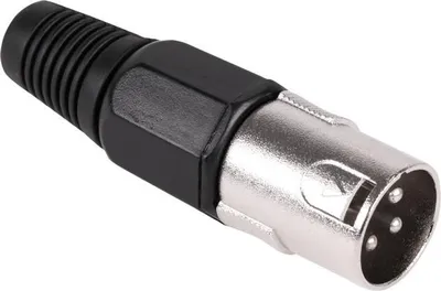 Immagine prodotto di WTY0054A Connettore microfonico maschio nero