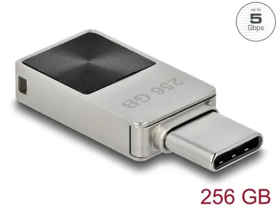 Immagine prodotto di DELOCK Mini USB-Stick 5 Gbps USB-C 256 GB - Metallgehäuse