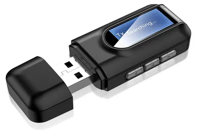 Produktbild von Nizirioo Bluetooth-Adapter 5.0: Kabelloser Transmitter 2-in-1, 3,5-mm-Klinkenstecker, USB für Auto, TV, PC, Musik, Kopfhörer, Lautsprecher, Plug and Play