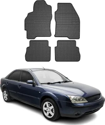 Image de Tapis de Sol pour Ford Mondeo mk3 2000-2007 Caoutchouc Noir