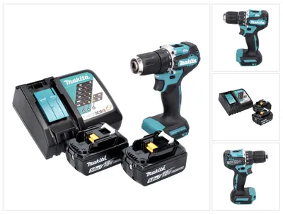Obrázok produktu pre Akumulátorový vŕtací skrutkovač Makita DDF 487 RT 18 V 40 Nm + 2x akumulátor 5,0 Ah + nabíjačka