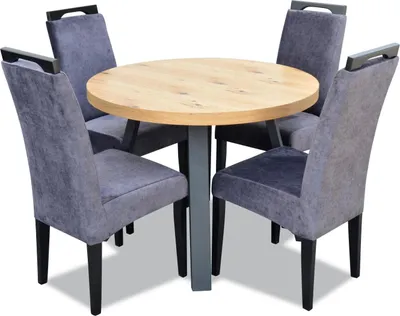 Produktbild von Esstisch 4 x Stühle Esszimmer Set Essgruppe Moderne Stuhle Tisch Tische 5tlg.