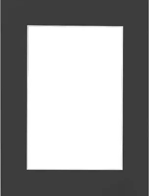 Image de Passe-partout prêt à l'emploi 30x40 cm pour 20x30 cm noir