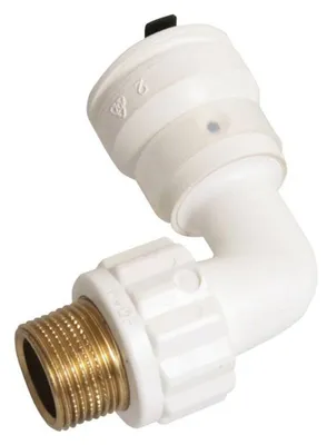 Produktbild von Aluverbund Steckfitting Henco Vision Übergangswinkel Außengewinde 90° 20 x 2 x 3/4 Zoll