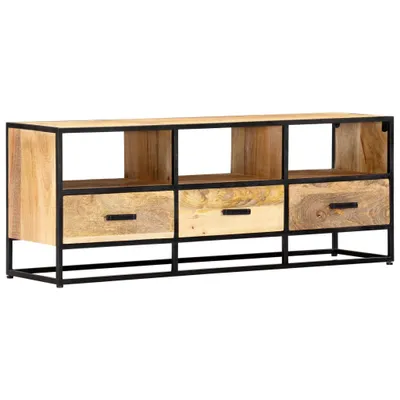 Produktbild von TV-Schrank 120x30x45 cm Massivholz Mango