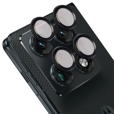 Produktbild von Glas für die Kamera für Motorola Razr Fold, Bizon Glass Snap Lens, 1 Set, Schwarzer Rahmen