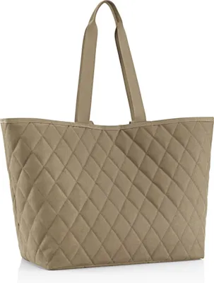 Zdjęcie produktu dla reisenthel classic shopper XL, torba na zakupy, torba transportowa, Rhombus Olive, 26 L, DL5046
