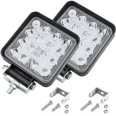 Zdjęcie produktu dla Reflektor LED 12V 48W aluminium oświetlenie robocze ciągnik 2 sztuki