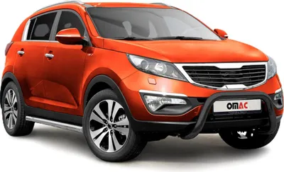 Produktbild von Stahl Frontbügel Frontschutzbügel für Kia Sportage 2010-2015 mit ABE Schwarz