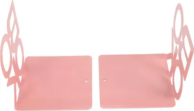 Produktbild von Buchstützen-Organizer aus Metall, rutschfest, robust, L-förmiger Stopper für Regal, Schrank