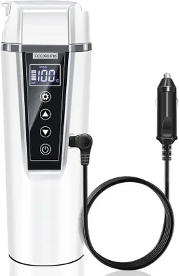 Zdjęcie produktu dla Ekspres do kawy Nardea do samochodu, 12 V/24 V, elektryczny czajnik do podróży, idealny do samochodów ciężarowych, elektryczny czajnik