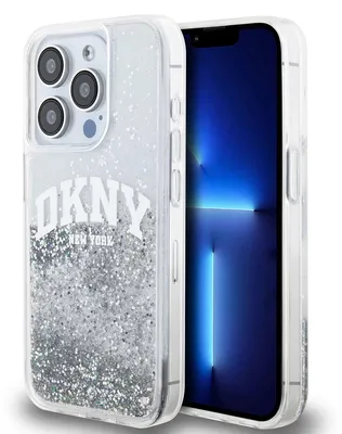 Obrázok produktu pre DKNY puzdro Liquid Glitter Arch Logo pre iPhone 14 Pro transparentné (DKHCP14LLBNAET)