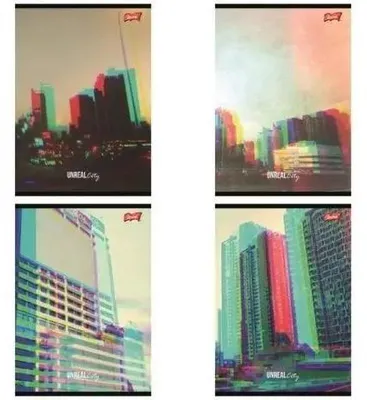 Immagine prodotto di Zeszyt A5/60K linia Unreal City (10szt) - UNIPAP