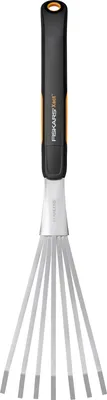 Zdjęcie produktu dla Fiskars 1027044, Grabie ręczne, Czarny, Srebrny, Stal, Czarny, 1 szt., 125 mm