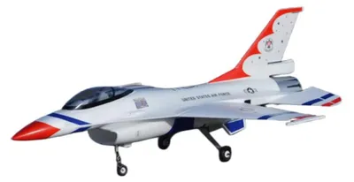 Produktbild von HOOKLL F16 V2Thunderbird 710mm Spannweite EDF Jet RC Flugzeug 70mm EPO PNP Version Inklusive Motor ESC 6 Servos Propeller