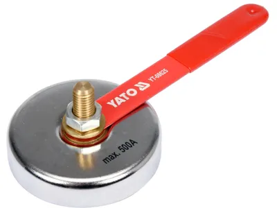 Zdjęcie produktu dla Magnetyczna klamra uziemiająca, siła magnetyczna 7 kg, 500 A