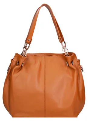 Produktbild von Lux Damen Schultertasche, echtes Leder, zwei Fächer, hergestellt in Italien