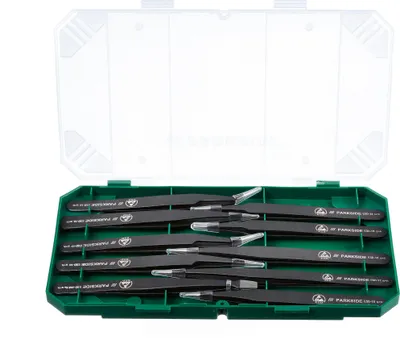 Produktbild von PARKSIDE® Anti-Statik Pinzetten-Set, 10-teilig