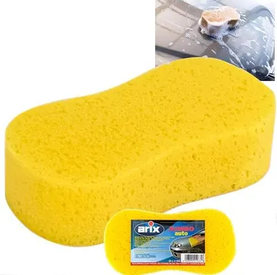 Immagine prodotto di Spugna lavaggio auto 23x11x6 cm JUMBO lavaggio auto PER AUTO giallo