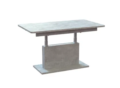 Produktbild von Design Couchtisch Tisch DC-1 Beton stufenlos höhenverstellbar ausziehbar Esstisch