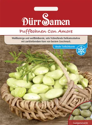 Produktbild von Dürr-Samen - Puffbohnen dreifach weiße - Saatgut - 0305
