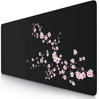Image de Tapis de souris gaming Titanwolf XXL, 900 x 400 x 3 mm, sous-main, lavable, dos antidérapant, vitesse & précision, Sakura