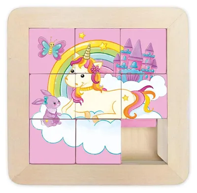 Produktbild von Trötsch Schiebepuzzle Einhornwelt