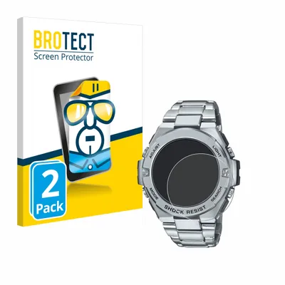 Produktbild von 2x Für Casio G-Shock GST-B500D-1A Schutzfolie BROTECT Displayschutz Display Schutz Folie Klar Transparent