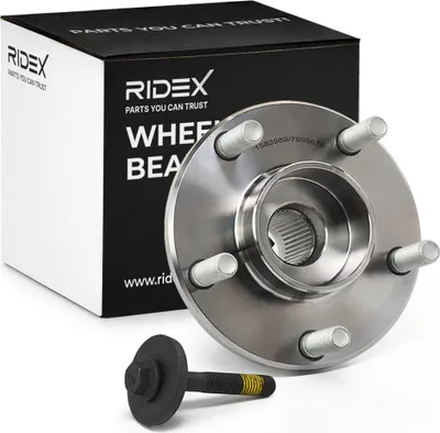 Produktbild von RIDEX Radlagersatz Vorne Links Vorne Rechts für FORD Focus II Schrägheck (DA, HCP, DP) 131mm 78mm 654W0066