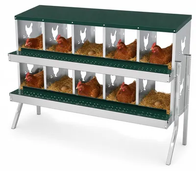 Productafbeelding van Eikuavons Legenest, metalen legbox, dubbele legbox met 10 compartimenten
